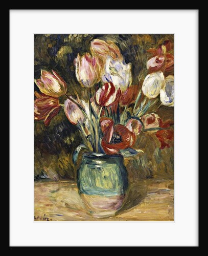 Vase of flowers, 1888-89 by Pierre Auguste Renoir