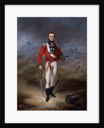Portrait of Major Lambert Brabazon Urmston, wearing the uniform of the 45th Regiment by Robert Lucas West