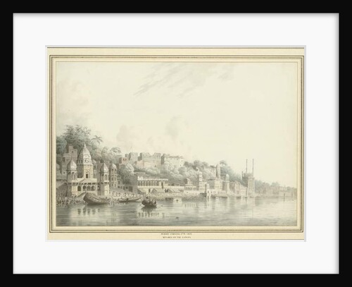 Benares on the River Ganges by Hubert Cornish