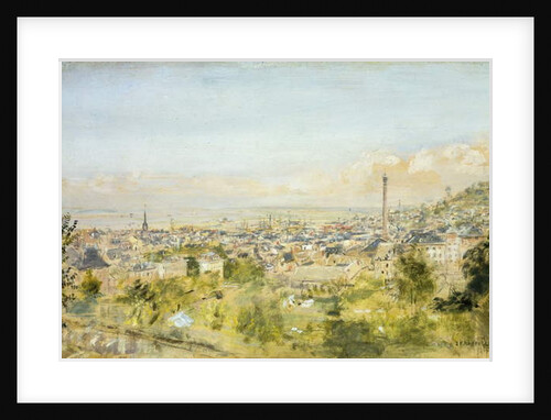 Honfleur, view of the Cote de Grace by Jean Francois Raffaelli