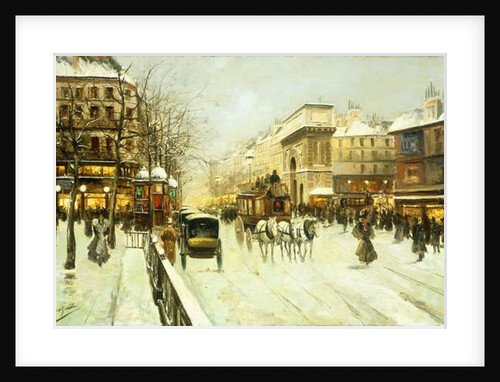 Paris Street Scene by Fausto Giusto