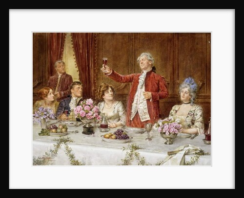 The King! by George Goodwin Kilburne
