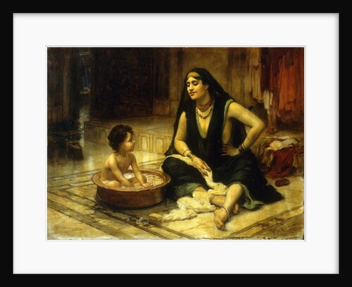 Fellahin and Child by Frederick Arthur Bridgman