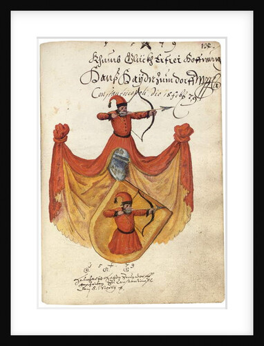 Page from the Album Amicorum of Salomon Schweigger von Sulz, 1576-1608 by School European