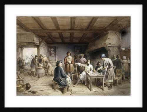 Shipwrights taking a Rest, 1846 by Jean-Baptiste Madou
