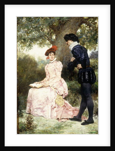 A Courting Couple, 1880 by Jules Arsene Garnier