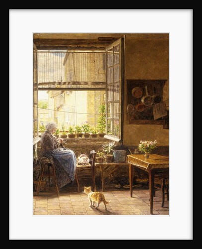 A Quiet Afternoon, 1917 by Marie Francois Firmin-Girard