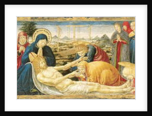 The Lamentation over the Dead Christ by Benozzo di Lese di Sandro Gozzoli