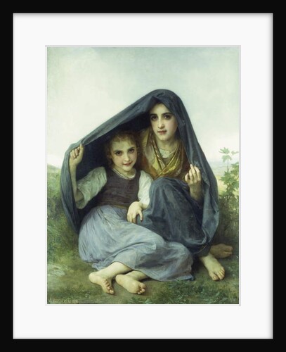 L'Abri, 1891 by William-Adolphe Bouguereau