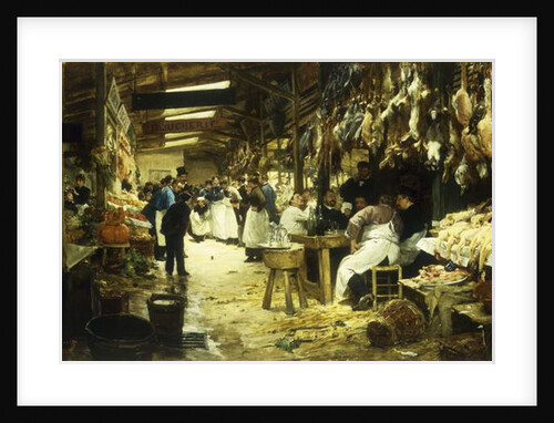 The Marketplace, 1885 by Victor Gabriel Gilbert