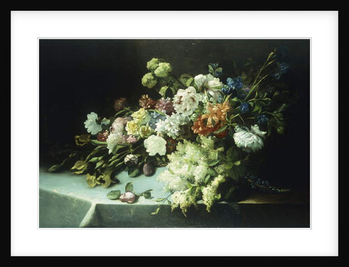 Floral still life, 1884 by Frans Mortelmans