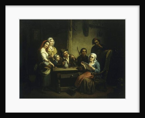 The Letter by Henri Decaisne