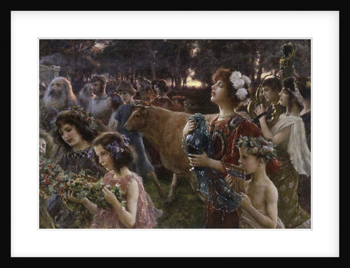 The Procession by Cesare Saccaggi