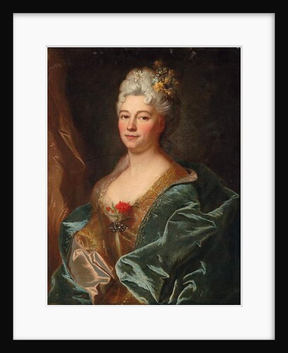 Portrait of the Marquise de la Mesangere, nee Marguerite de Rambouillet by Hyacinthe Francois Rigaud