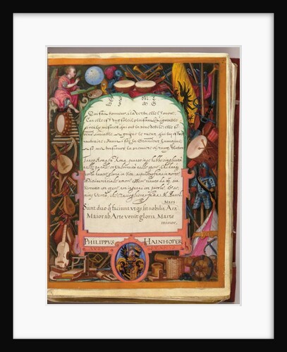 Pages from the Album Amicorum of Philipp Hainhofer, 1596-1633 by School European