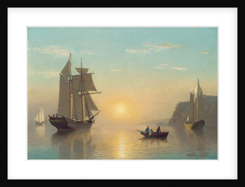 Sunset Calm in the Bay of Fundy, c.1860 by William Bradford