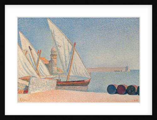 Collioure, Les Balancelles, 1887 by Paul Signac