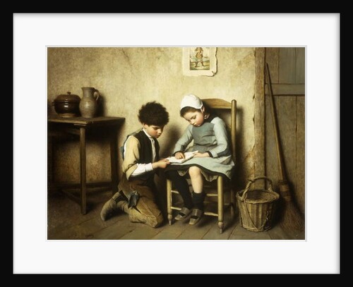 Sharing a Book by Paul Charles Chocarne-Moreau