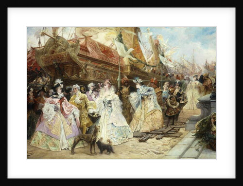 The Royal Entourage by Georges Clairin