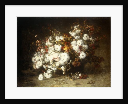 Still life of flowers by Aime Perret