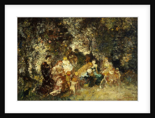 Fete Champetre by Adolphe Joseph Thomas Monticelli