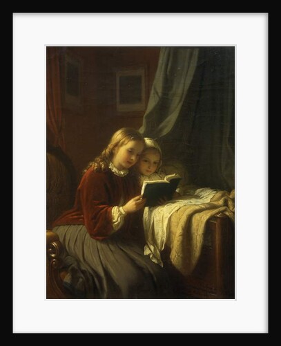 The Bedtime Story, 1867 by Johann Georg Meyer