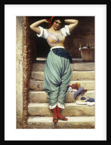 The Washerwoman, 1878 by Eugen von Blaas