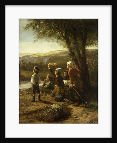 Calling for the Ferry, 1871 by Hubert Salentin