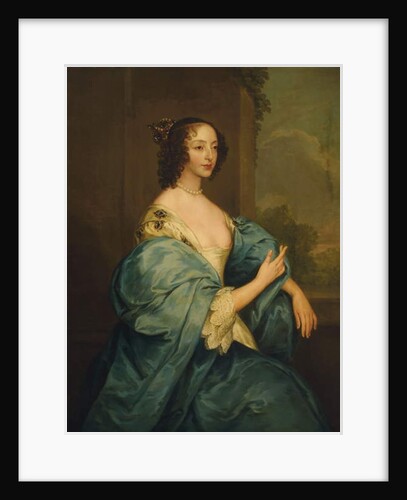 Portrait of Queen Henrietta Maria by Anthony van (after) Dyck