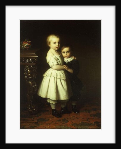 Sibling Love, 1858 by Johann Georg Meyer