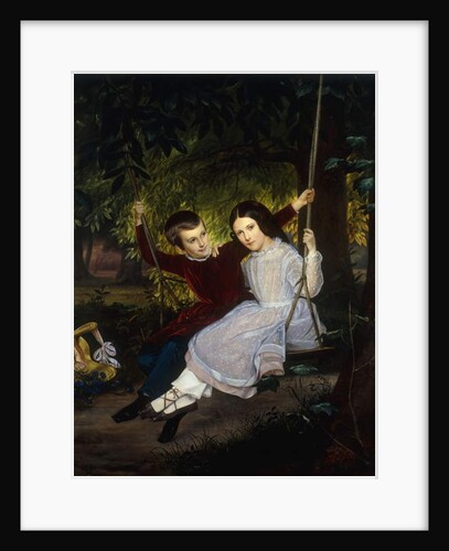 Alexander and Fanny on a Swing, 1847 by Just Jean Christian Holm