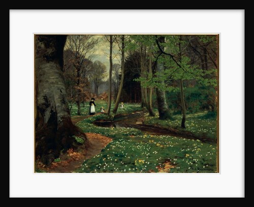 The Woodland Path by Hans Andersen Brendekilde