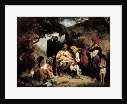 The Foundling, 1861 by Heinrich Wilhelm Schlesinger