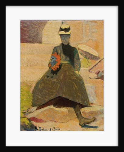 Woman at Saint-Briac, 1886 by Emile Bernard