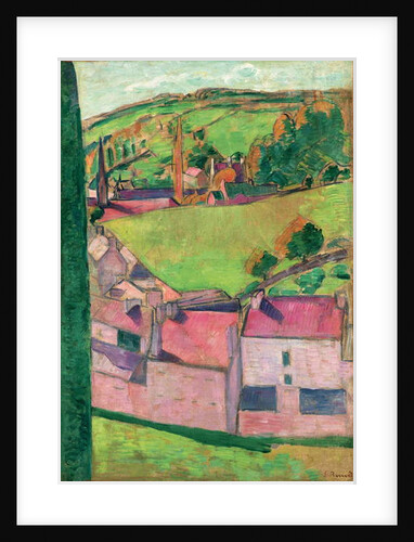 View of Pont-Aven, 1888 by Emile Bernard