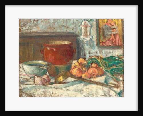 Still life with onions, 1889 by Emile Bernard