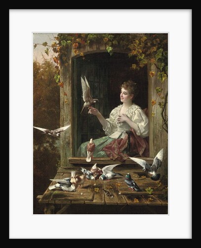 Feeding the Birds by Eugene Remy and Portielje Jan Maes