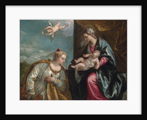 Allegory of the City of Venice Adoring the Madonna and Child by Veronese