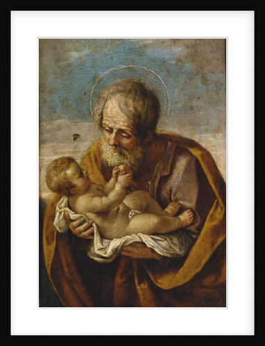 Joseph and the Christ Child in his arms by Guido Reni
