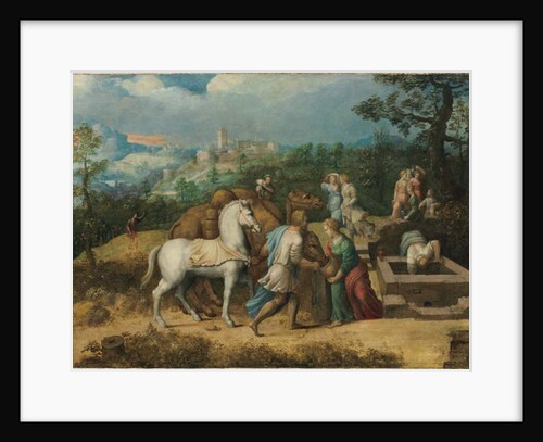 Rebecca at the Well by Girolamo da Treviso II (1497-1544)