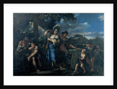 Erminia Among the Shepherds by Ciro Ferri