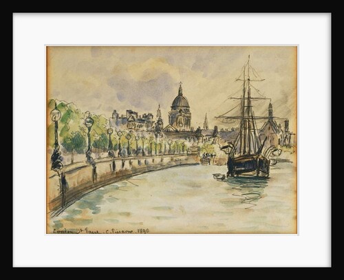 London, St. Paul's Cathedral, 1890 by Camille Pissarro