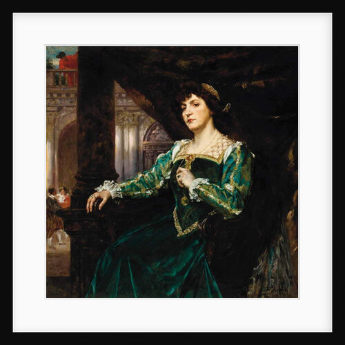Portrait of Madame Clémenceau by Ferdinand Roybet