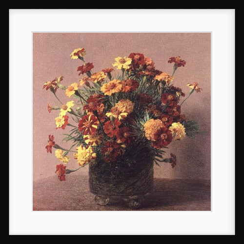 Oeillets d'Inde, 1893 by Ignace Henri Jean Fantin-Latour