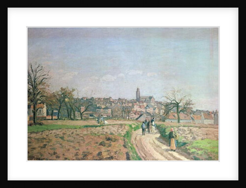View of Pontoise, 1873 by Camille Pissarro