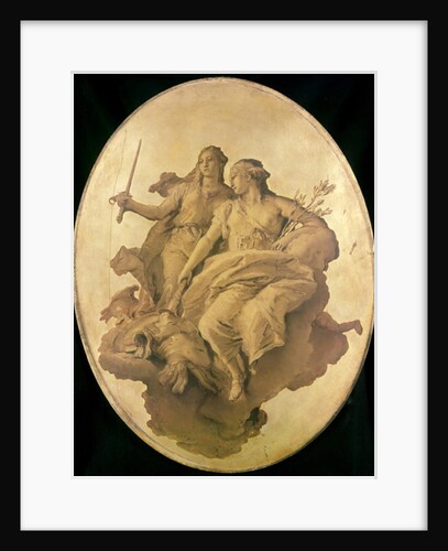 Allegory of Peace and Justice by Giovanni Battista Tiepolo