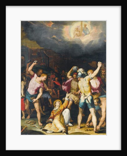The Stoning of Saint Stephen by Orazio Samacchini