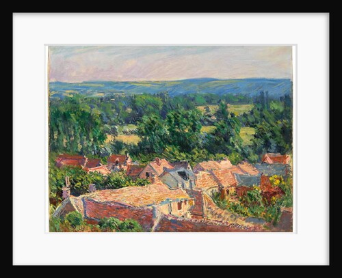 Vue du village de Giverny, 1886 by Claude Monet