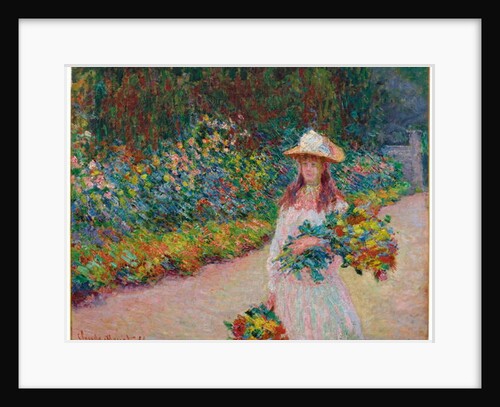 Jeune fille dans le jardin de Giverny, 1888 by Claude Monet