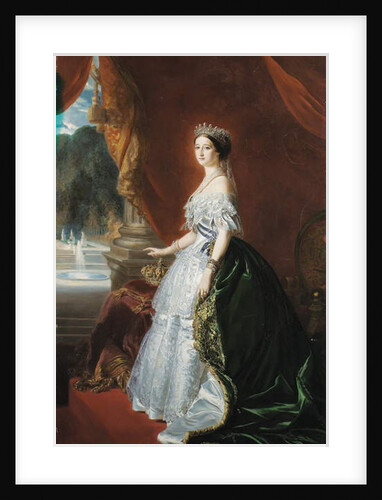 Full-length portrait of Empress Eugénie by Franz Xaver Winterhalter